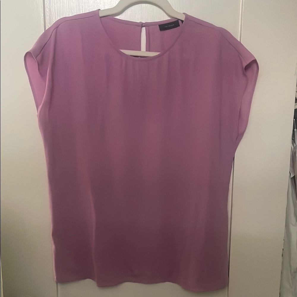 Halogen Purple Boxy Blouse